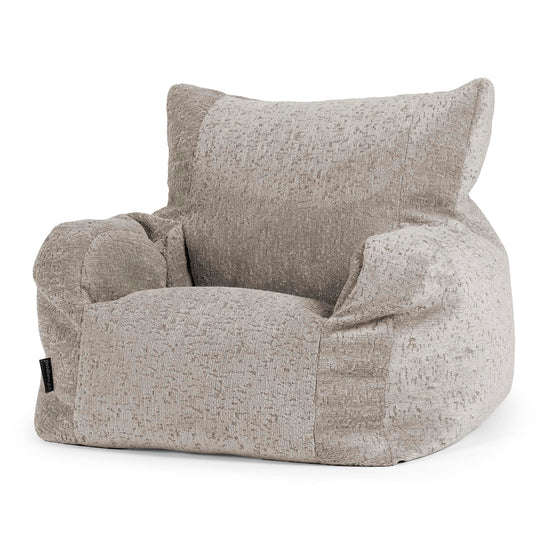 Puff Sillón Josephine - Chenilla Premium Gris 01
