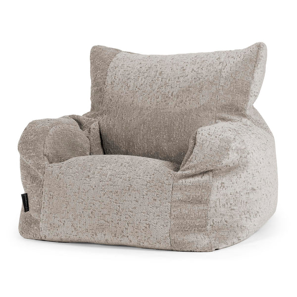 Puff Sillón Josephine - Chenilla Premium Gris 01