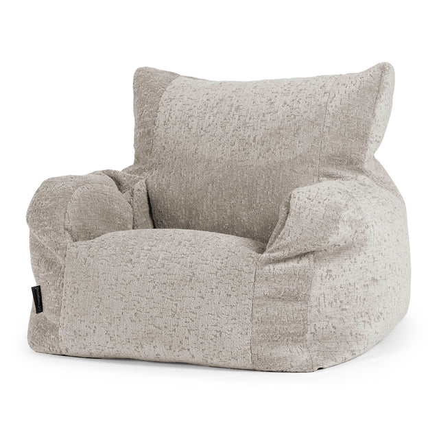 Puff Sillón Josephine - Chenilla Premium Gris 01