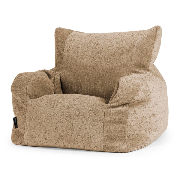 Puff Sillón Josephine - Chenilla Premium Visón 01