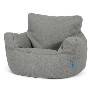 Puff Sillón para niños 1-3 años - Boucle Gris