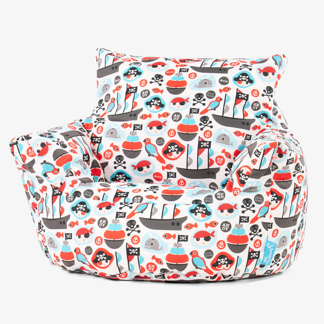 Puff Sillón para niños 1-3 años - Estampado Para Niños Pirata 01
