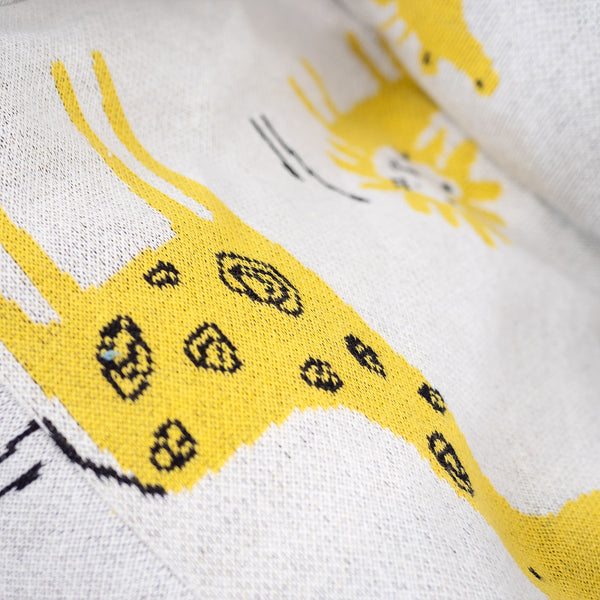 Puff Sillón para niños 1-3 años - Punto Safari Fabric Close-up Image