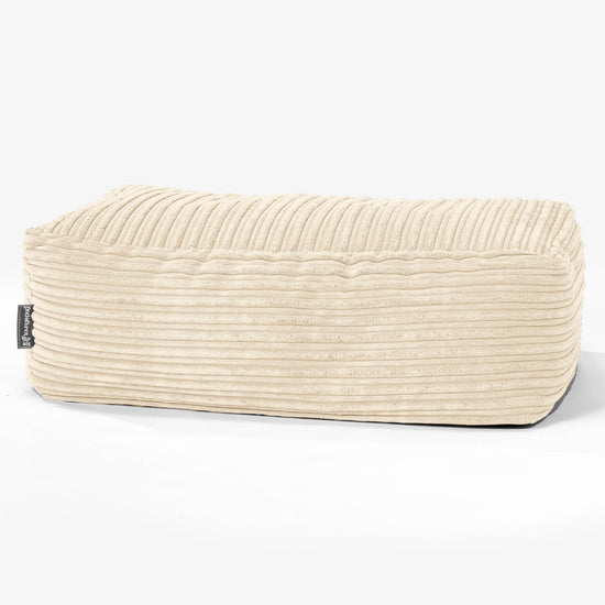 Reposapiés Gigante - Pana Clásica Crema 01