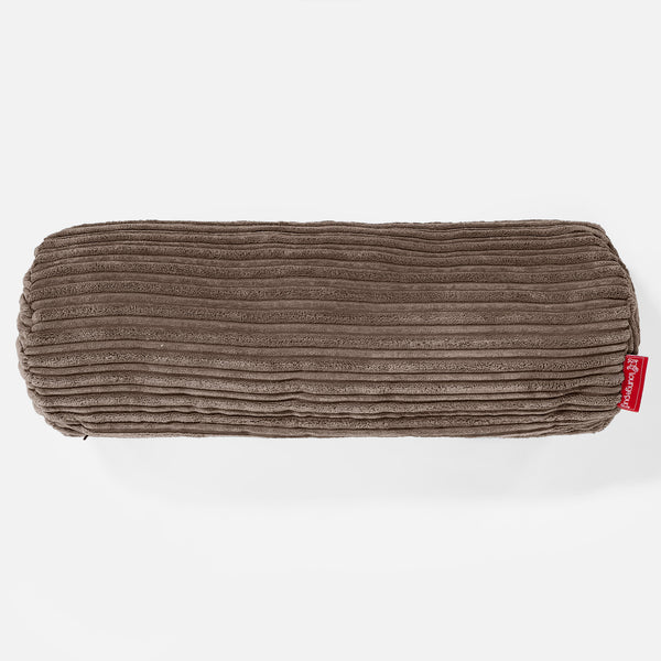 Fundas de Cojín Cilíndrico 20 x 55cm - Pana Clásica Moca