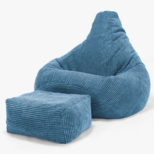 Silla De Juego Puf - Pompón Cielo