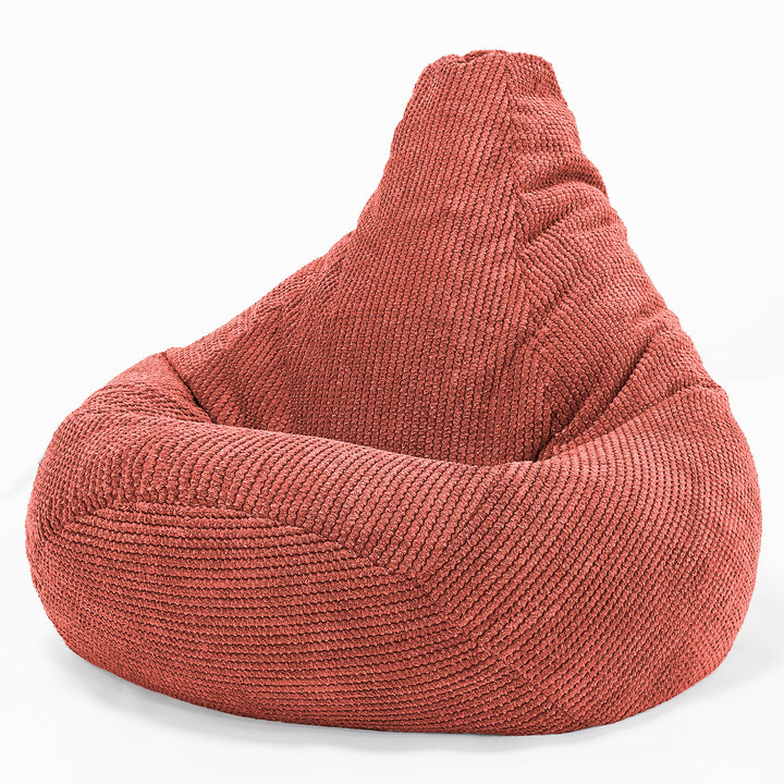 Silla De Juego Puf - Pompón Naranja Calabaza 02