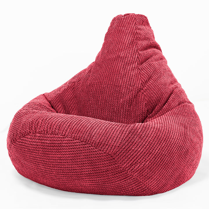 Silla De Juego Puf - Pompón Rojo pastel 02