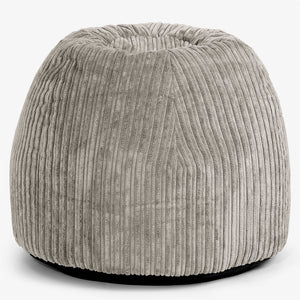 Silla Pouf de Oficina Ergonómica - Pana Clásica Visón