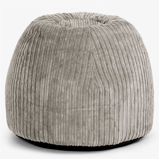 Silla Pouf de Oficina Ergonómica - Pana Clásica Visón - 01
