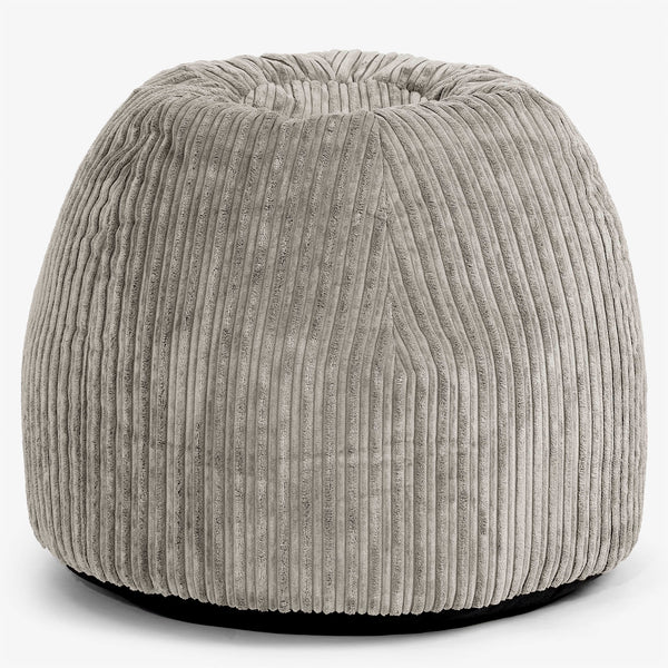 Silla Pouf de Oficina Ergonómica - Pana Clásica Visón - 01