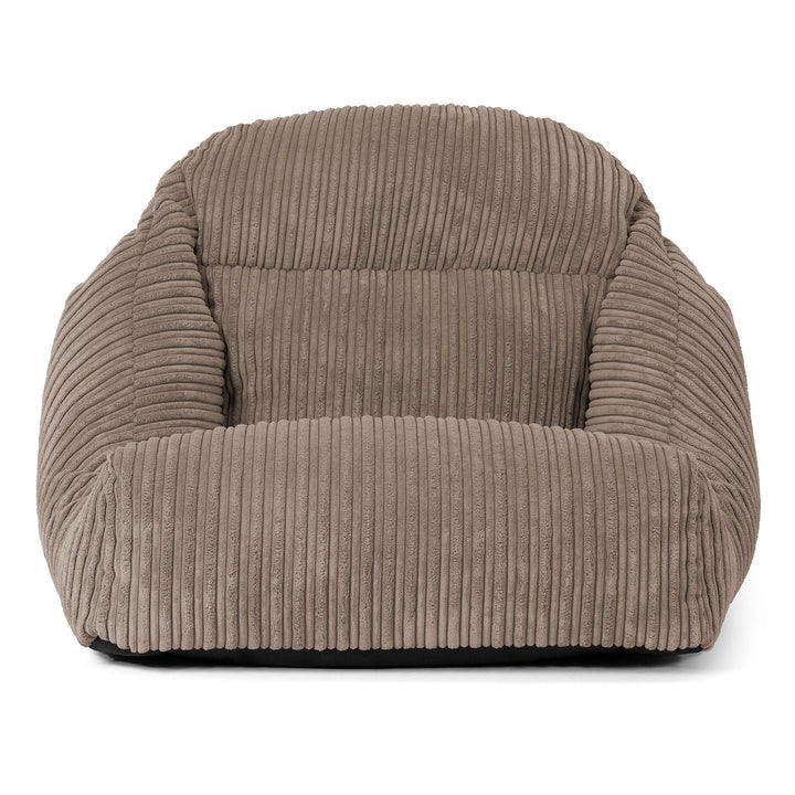 Silla Puff de Suelo Aya - Pana Clásica Marrón empolvado 02