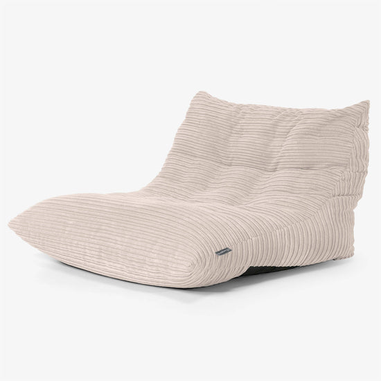 Silla Puff de Suelo Noah - Pana Clásica Marfil 02