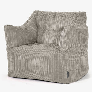 Sillón Puff Victor - Pana Clásica Visón