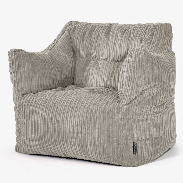 Sillón Puff Victor - Pana Clásica Visón 01