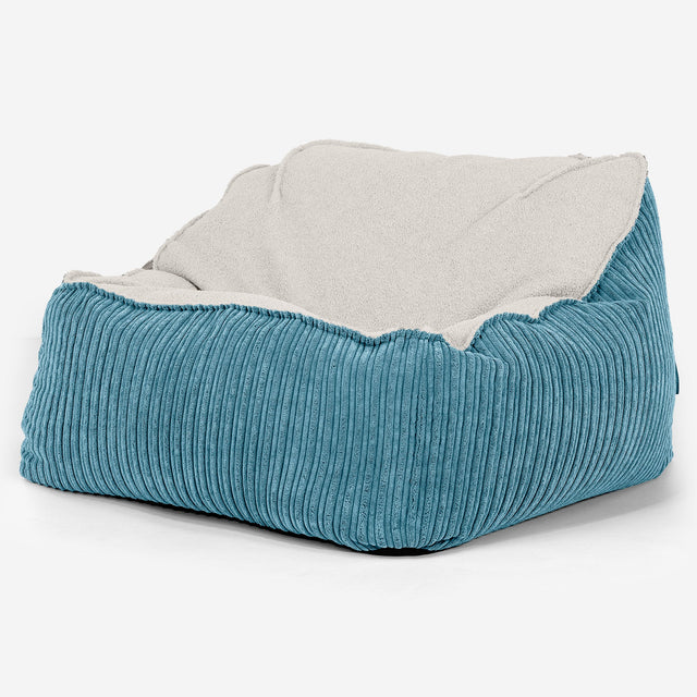 Puf Silla Encorvada Funda de Repuesto - Boucle & Pana Clásica 01