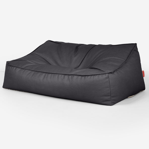 Puf Sillón Encorvado Funda de Repuesto - Cuero Vegano 01