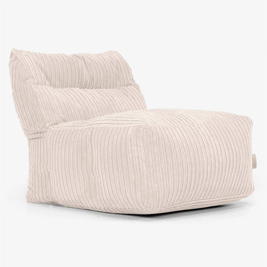 Sofá Modular Puf, Sección Central - Pana Clásica Marfil 01