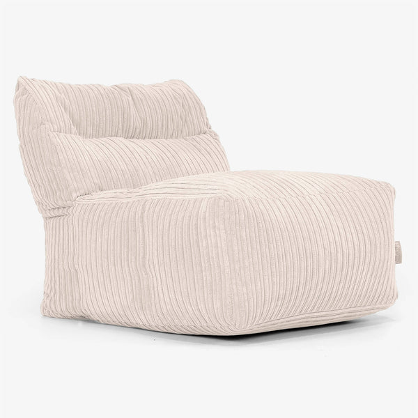 Sofá Modular Puf, Sección Central - Pana Clásica Marfil 01