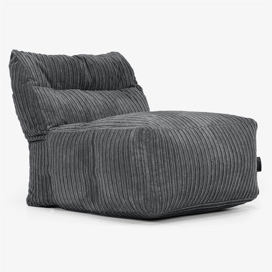Sofá Modular Puf, Sección Central - Pana Clásica Negro 01