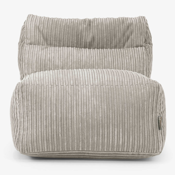 Sofá Modular Puf, Sección Central - Pana Clásica Visón 02