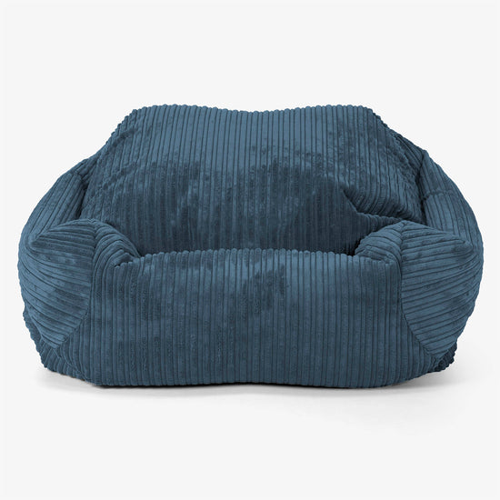 Puf Silla Sabina - Pana Clásica Azul marino 02