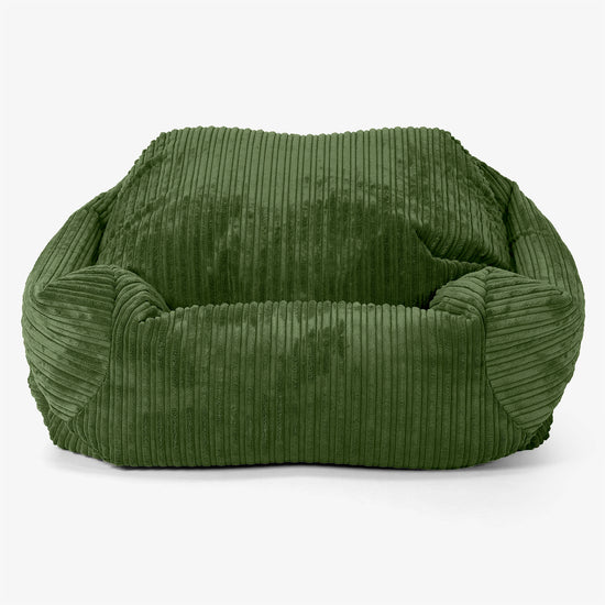 Puf Silla Sabina - Pana Clásica Bosque Verde 02