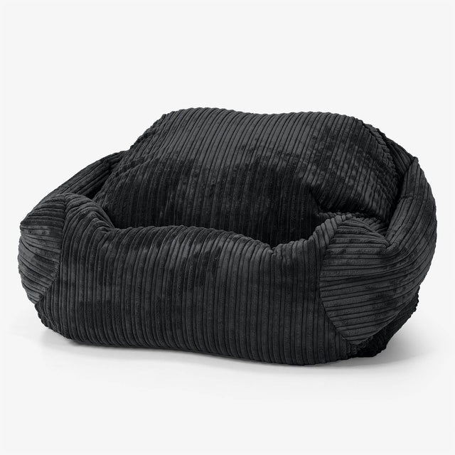 Puf Silla Sabina - Pana Clásica Negro 01