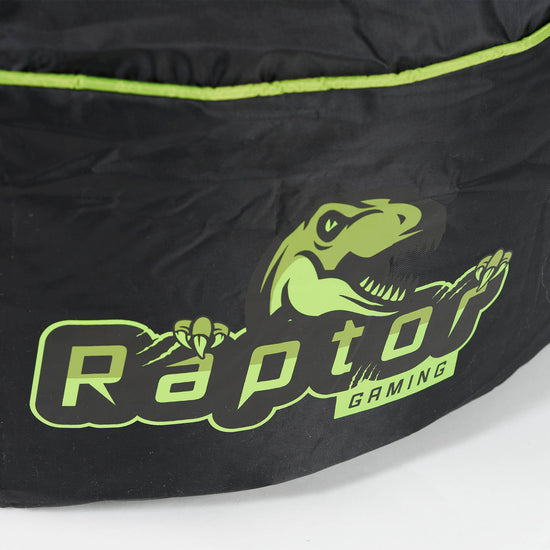 Puff Gaming Estilo Asiento de Coche - Negro / Verde 08