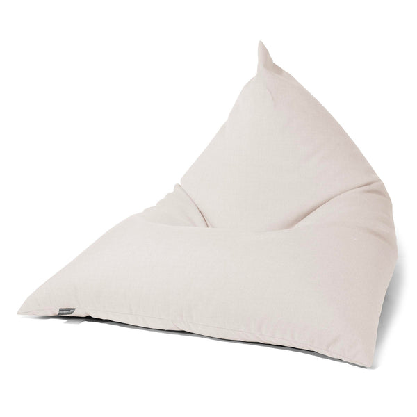 Puff Pera 'Relajarse' Exterior - Sunbrella Marfil 01