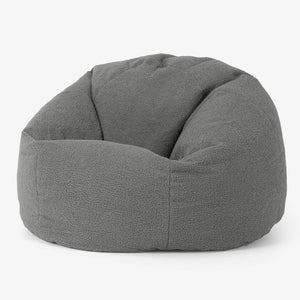 Puff Redondo - Boucle Gris