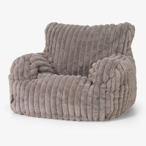 Puff Sillón Josephine - Pana de Felpa Ultra Visón