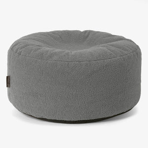 Puff Taburete - Boucle Gris