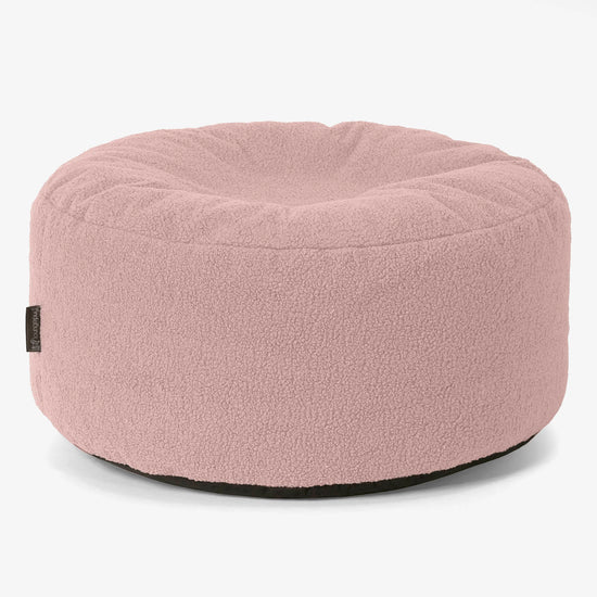 Puff Taburete - Boucle Rosa 01