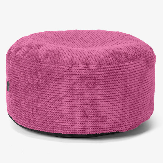 Reposapiés Gigante Redondo - Pompón  Rosa 01