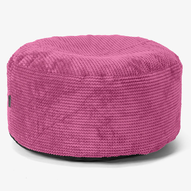 Reposapiés Gigante Redondo - Pompón  Rosa 01