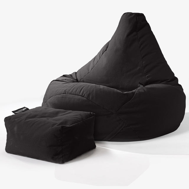 Big Bertha Original, SoleiStorm™ Ultra 2000 h+ Silla De Juego Puff, Olefin Negro