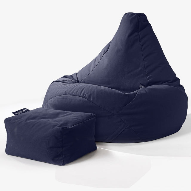 Big Bertha Original, SoleiStorm™ Ultra 2000 h+ Silla De Juego Puff, Olefin Azul Marino