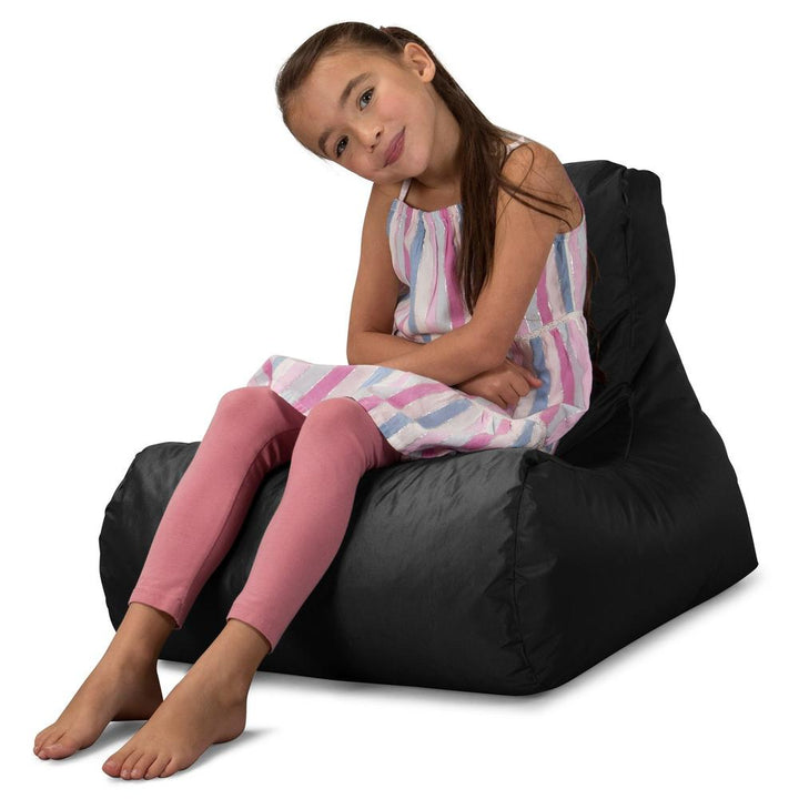 Big Bertha Original, Puf Tumbona Infantil, Negro