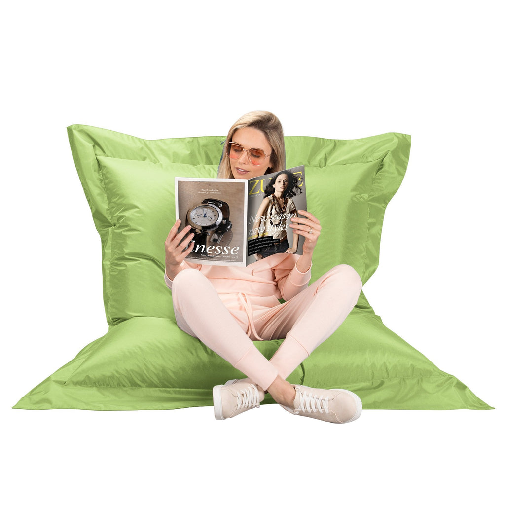 Big Bertha Original - Puff Gigante Cama XXL, Puf - Verde Manzana