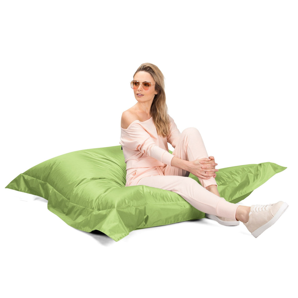 Big Bertha Original - Puff Gigante Cama XXL, Puf - Verde Manzana