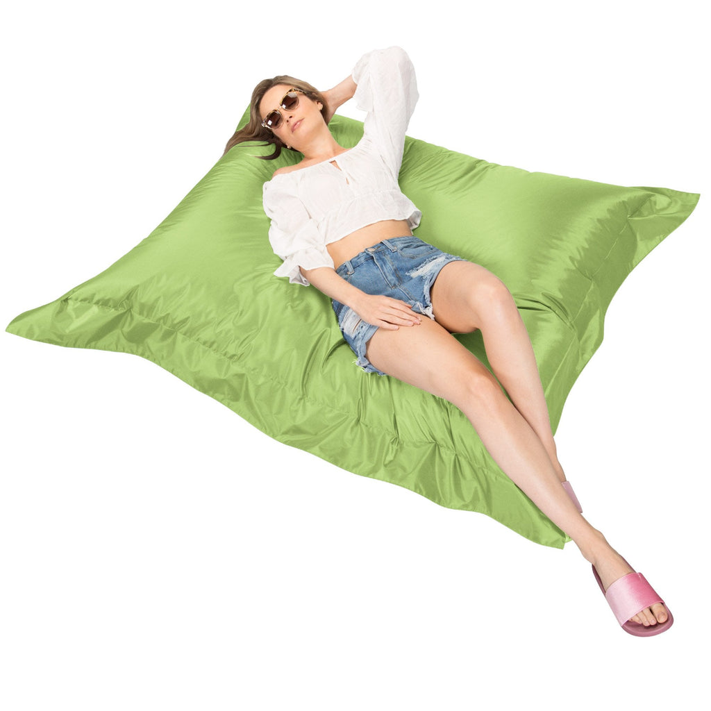 Big Bertha Original - Puff Gigante Cama XXL, Puf - Verde Manzana