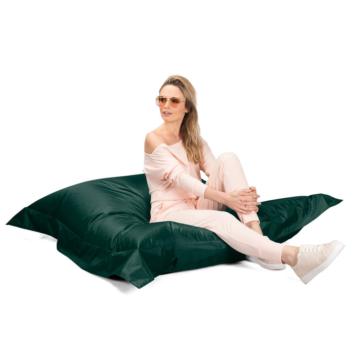Big Bertha Original - Puff Gigante Cama XXL, Puf - Verde oscuro