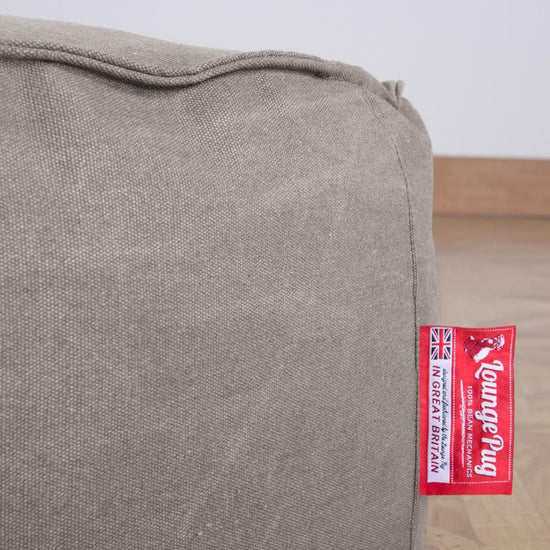 LOUNGE PUG - Puff Sillón para niños - Vaquero Desgastado  Gris