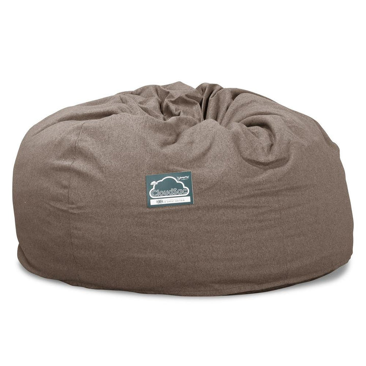 Lounge Pug, CloudSac 1010 XXL, Sofá Puf Viscoelástico XXL, Lana de Interalli Galleta