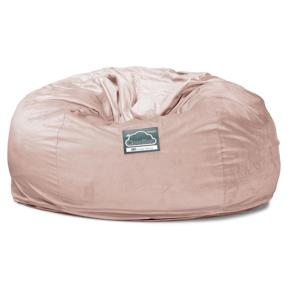 Lounge Pug, CloudSac 1010 XXL, Sofá Puf Viscoelástico XXL, Terciopelo Rosa