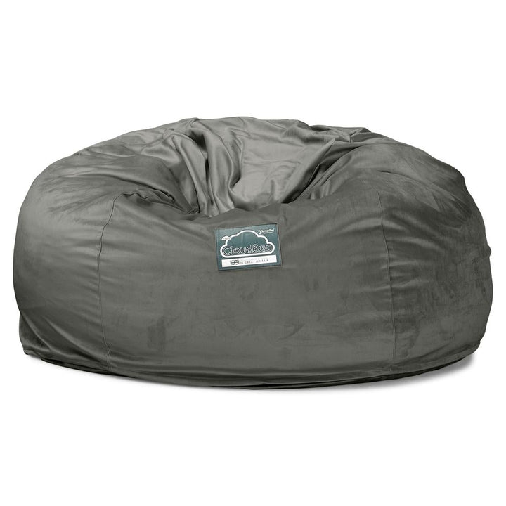 Lounge Pug, CloudSac 1010 XXL, Sofá Puf Viscoelástico XXL, Terciopelo Grafito
