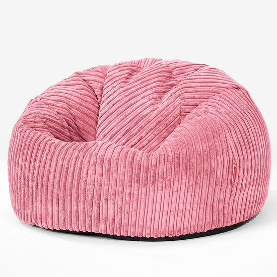 CloudSac 200 Kids Puf Gigante Viscoelástico Infanti 2-12 años - Pana Clásica Coral 01