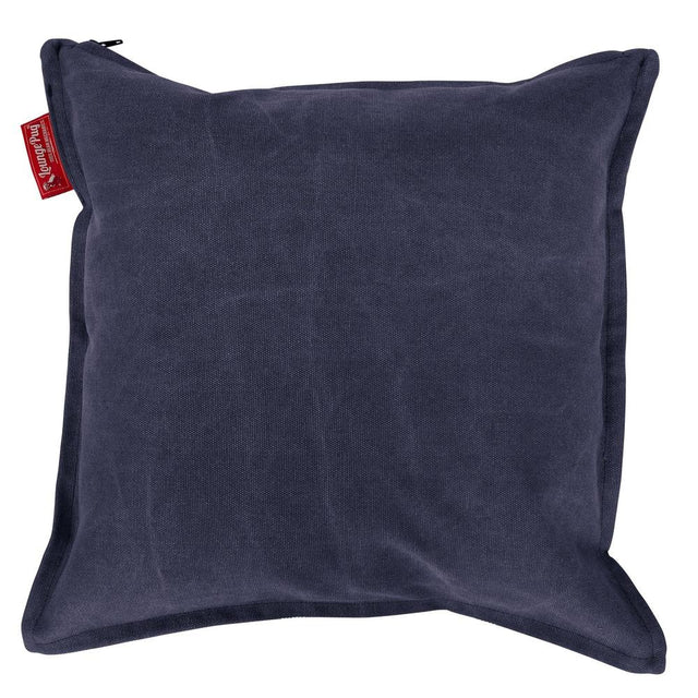 Cojín Extra Grande 70 x 70cm - Vaquero Desgastado Azul Marino 01