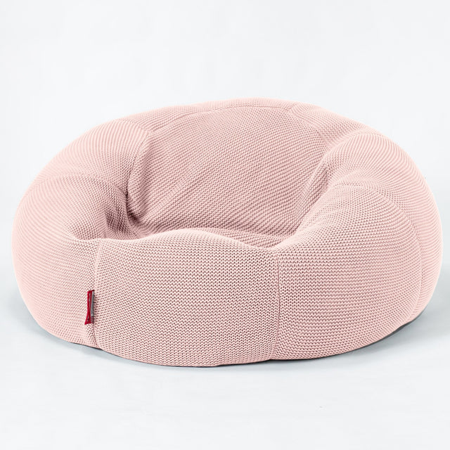LOUNGE PUG - Puff Gigante Sofá Clásica - Ellos Punto Grueso Bebé rosa